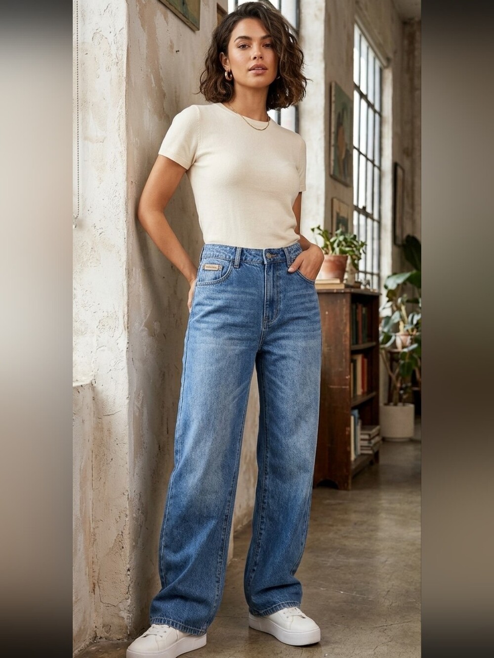 Casual Comfort Women's Relaxed Denim Jeans